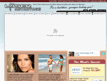 Tablet Screenshot of laseradvantageofec.com